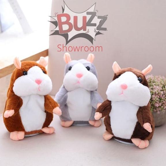 Mainan Talking Hamster Boneka Toy Bisa Bicara Ngomong Lucu