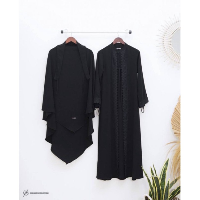 Abaya double manset "Maryam" by. Ummu Maryam Collections