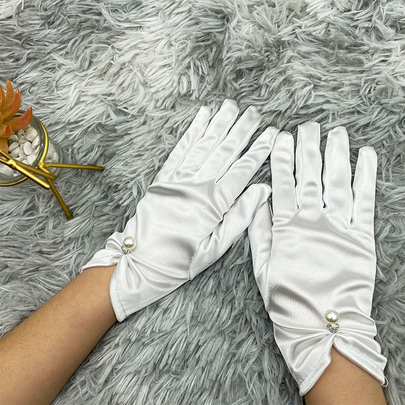 SR99 Sarung Tangan Satin Pengantin Wanita wedding gloves