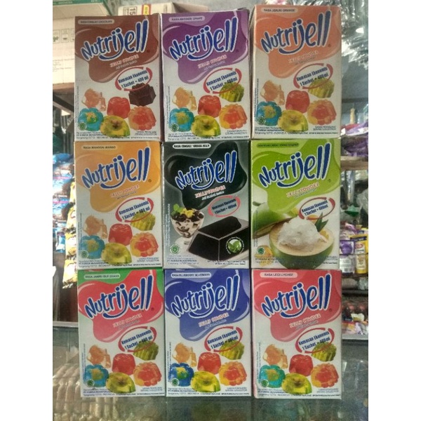 

Nutrijell Sachet Rasa buah-buahan dan coklat