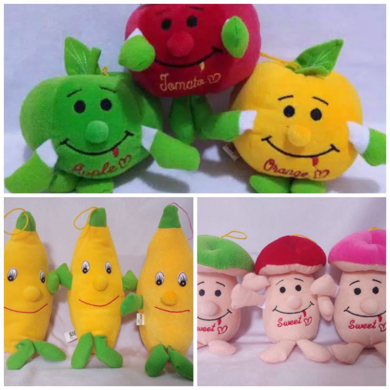 Boneka Pisang Buah dan Sayur