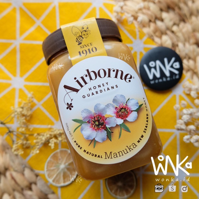 

Airborne - Madu Manuka 500gr - New Zealand Honey - Antibiotik Alami