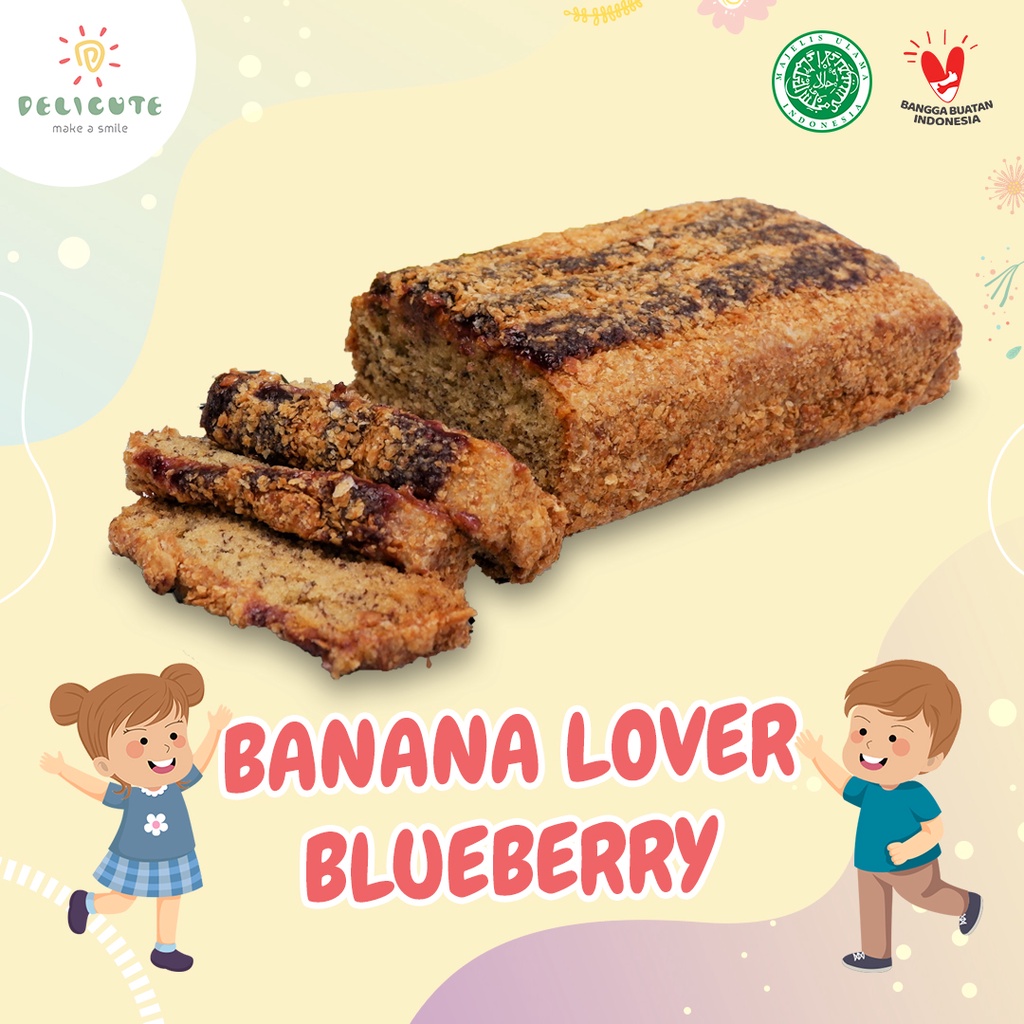 Banana Lover Blueberry Delicute - moist Banana Cake with Blueberry jam