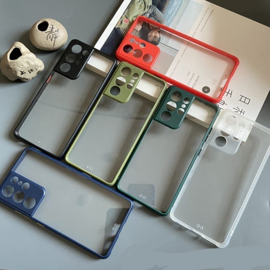 SAMSUNG S20 FE S20 PLUS S20+ CASE HARDCASE FUZE CLEAR BENING UME MIQILIN TRANSPARAN SOFT COLOUR CASI