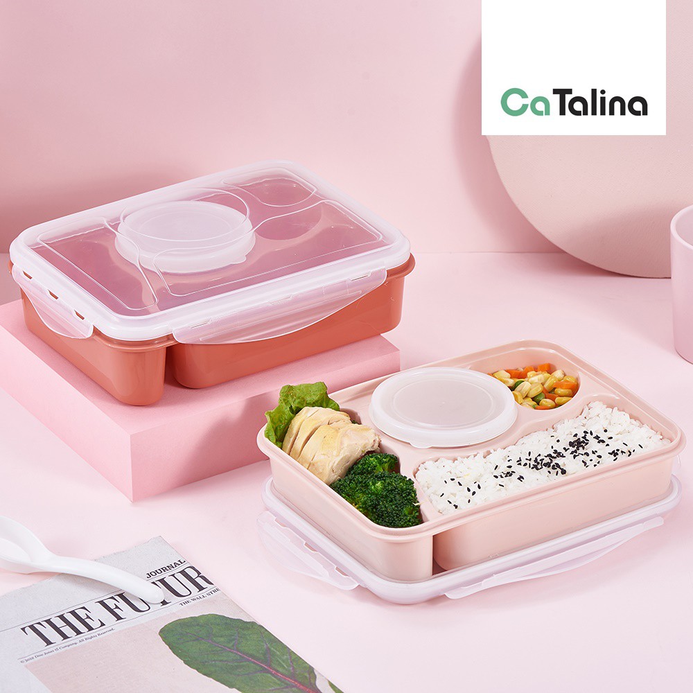 Kotak Makan Bento Anak Sekolah BPA FREE Anti Tumpah