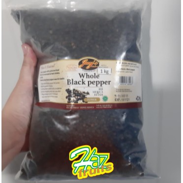 

WHOLE BLACK PEPPER 1 KILO / BIJI MERICA HITAM