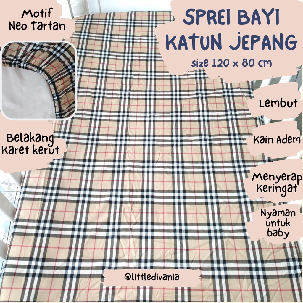 Sprei KATUN JEPANG Kasur Bayi 120 x 80 cm Baby Bed Motif Bayi Cowok Cewek jp Boy Girl SR Tidur Anak akachan kado bayi seprei bahan adem lembut halus tokai senko japan design