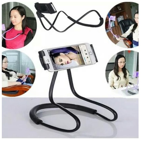 LAZY NECK cell phone stan mount necklace / holder HP leher / lazyneck Hanging Cell Lazypod Phone Stand Mount Necklace Pod