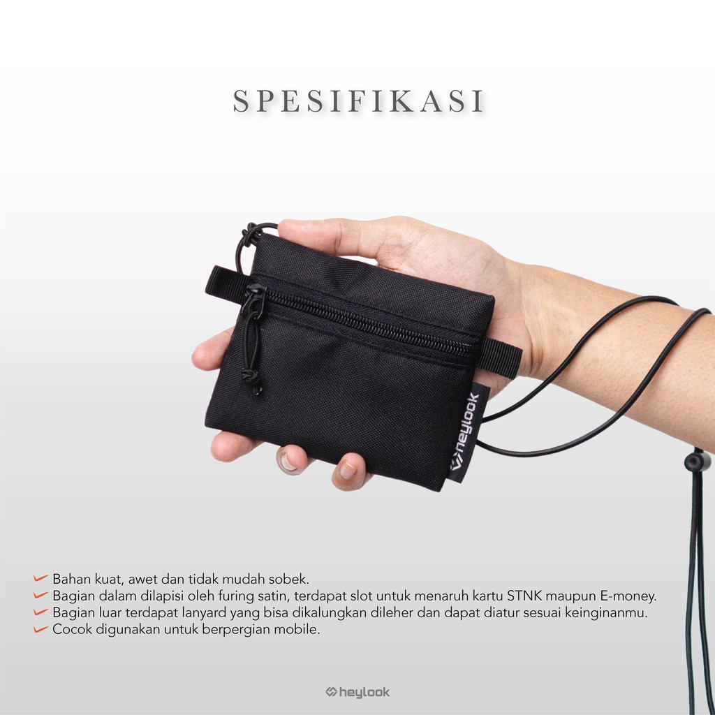 HEYLOOK Project - Sling Pouch KYOTO Pouch Mini Wallet Dompet Kartu Neckbag Dompet Coin Sling Bag Pouch Mini