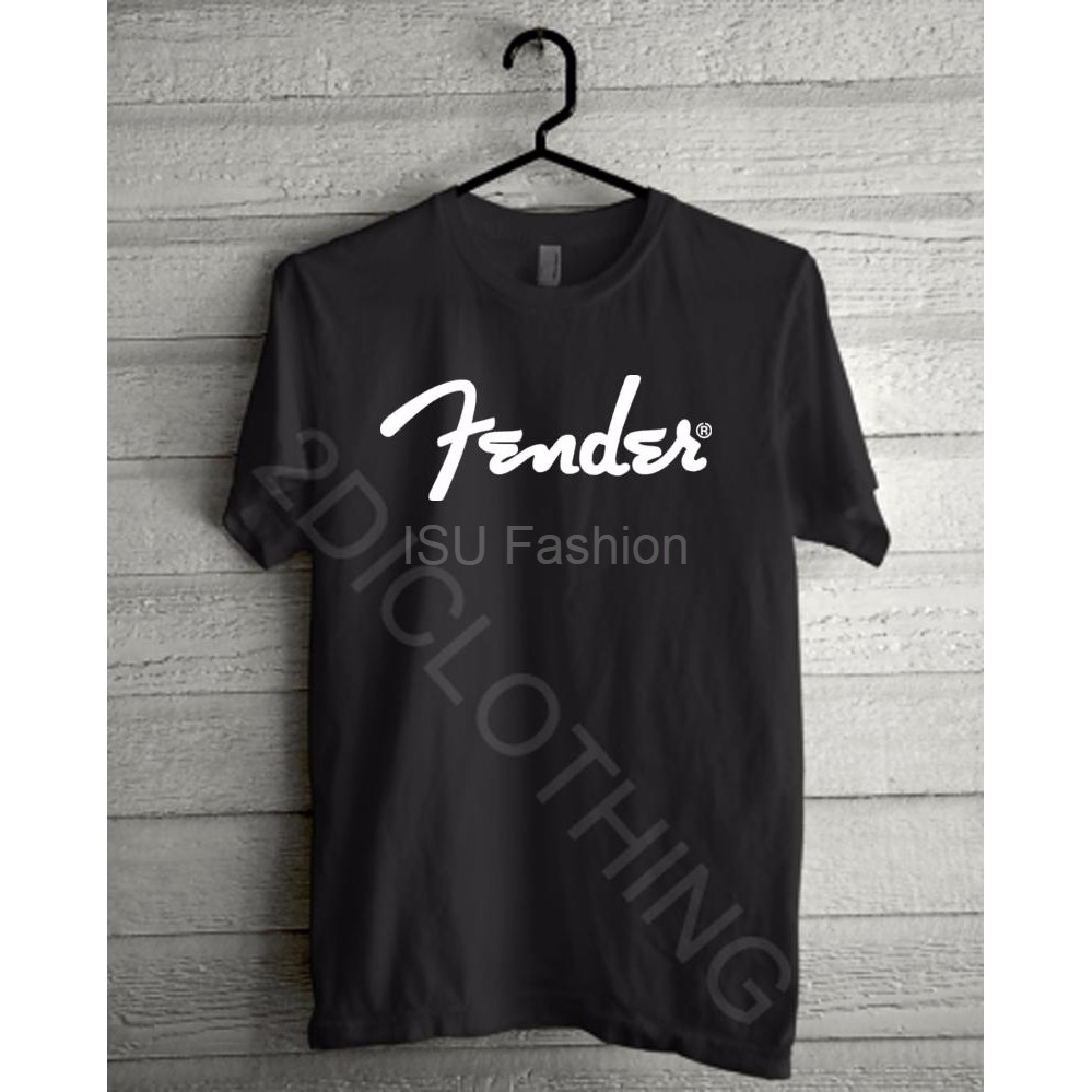kaos distro guitar fender kaos music gitar fender kaos gitar tshirt fender baju fender music gitar