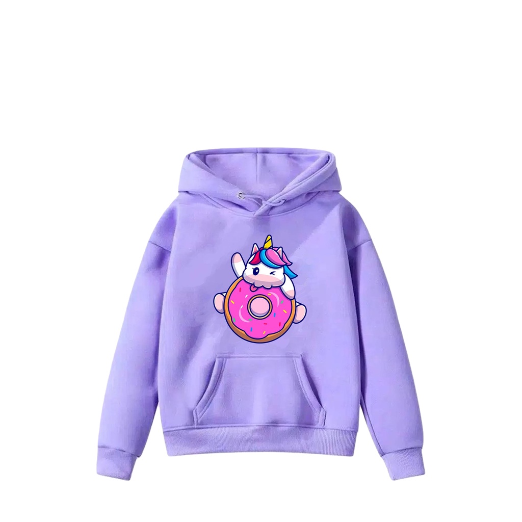 Sweater Anak Uni Donut Hoodie Anak Fleece