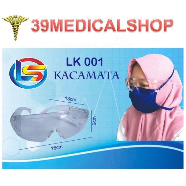 KACAMATA GOOGLE PELINDUNG APD ANTI VIRUS CORONA -SAFETY GOOGLE GLASS ANTI FOG