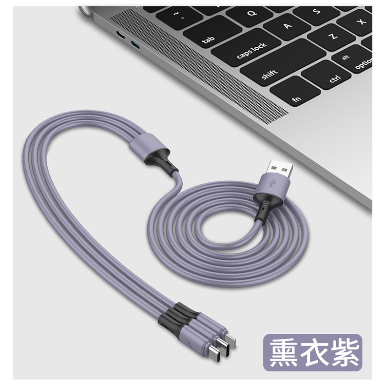 2.4A Fast Charging Cables 3 IN 1 Type C 8Pin Micro USB Cable For iPhone 11 Xr 8 X 7 6S Plus iOS 10 9 8 Samsung Android