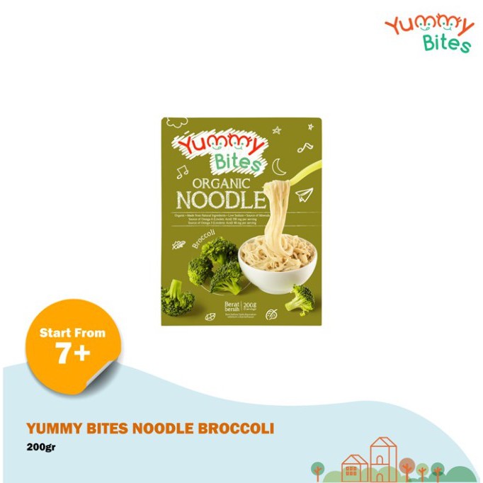 Yummy Bites Noodle Broccoli 200gr