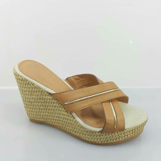 VINCCI VNC Wedges sandal camel original sale
