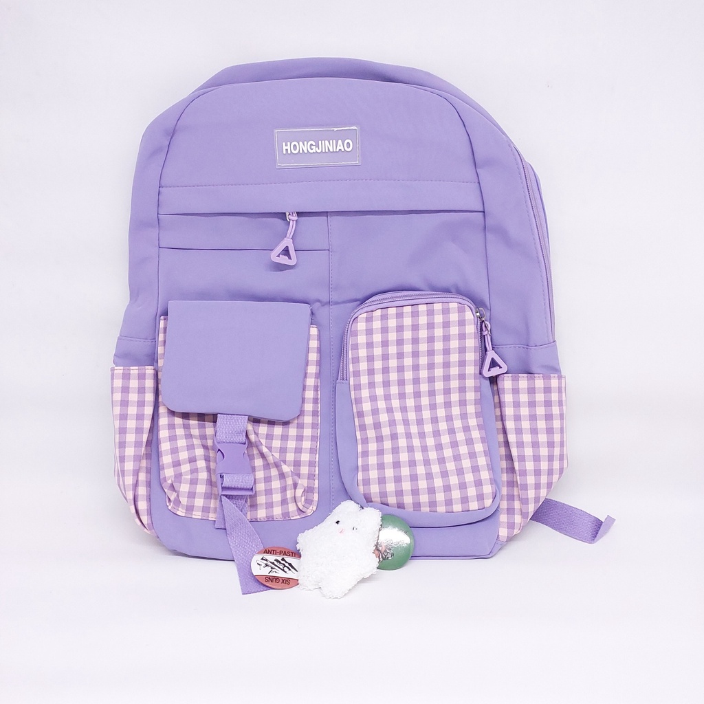 [NEW ARRIVALS] STYLISH KOREAN BAGPACK / TAS KOREA KEKINIAN / TAS REMAJA WANITA BARU / RANSEL SEKOLAH CEWEK MURAH / TAS KULIAH CEWEK / KOREAN BAGPACK / CUTE SCHOOL BAG / KOREAN AESTHETIC BAG / TAS ESTETIK / TAS SEKOLAH LUCU / WATERPROOF BAG