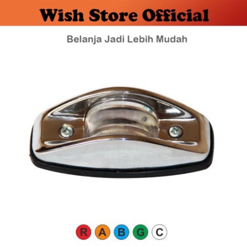 TERMURAH Lampu Samping Truk Truck Bis Bus kodok fender side Lamp Bak Box MS-118 - Merah Berkualitas