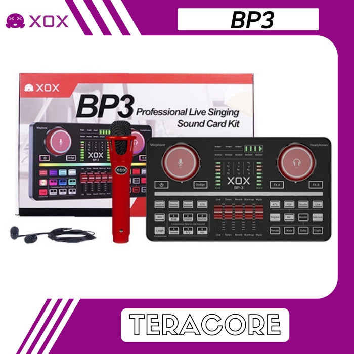 XOX BP3 Professional Live Singing Soundcard Recording Kit Zoom Smule