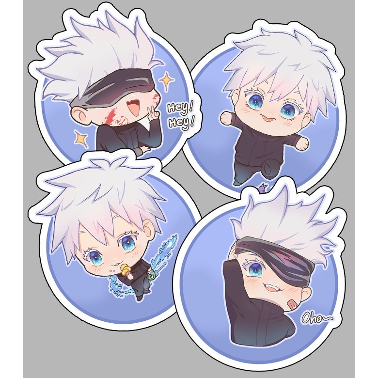 Jual [Sticker] GOJO SATORU vers Baby chibi (jujutsu no kaizen ...