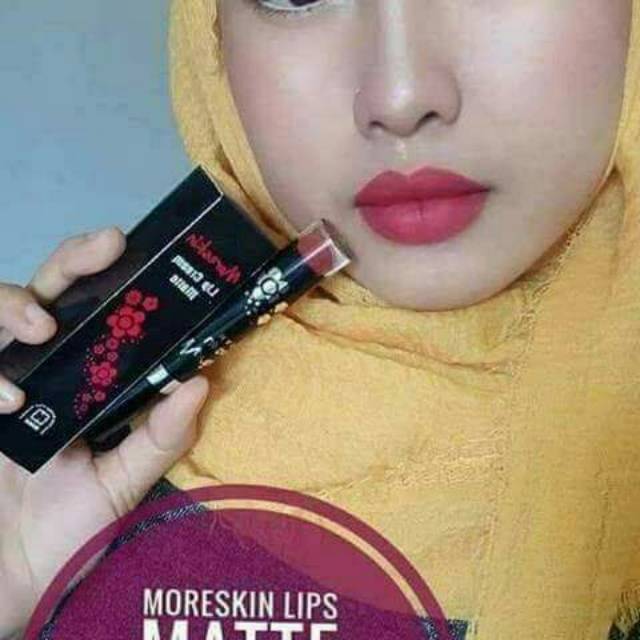 Moreskin Merah Maroon Lip Cream Matte Series Nasa Untuk Bibir Cantik Merona Dan Elegan Shopee Indonesia Lipstik nasa warna merah maroon