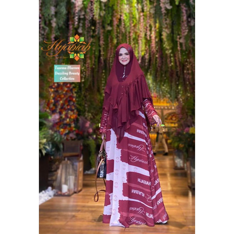 HIJABIAH / Taeema Set By Hijabiah / set syari / syari elegant / syari branded