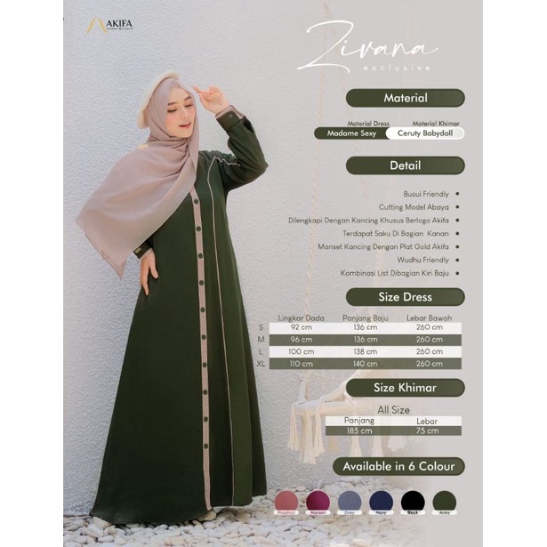 Gamis Zivana by Akifa
