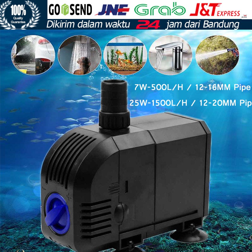 Jual 7W/25W UltraQuiet Brushless Motor Submersible Water Pump Air