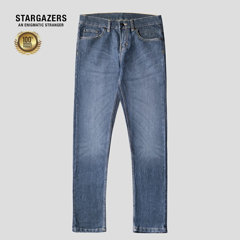 STARGAZERS PANTS - BLUE FADE DANIM