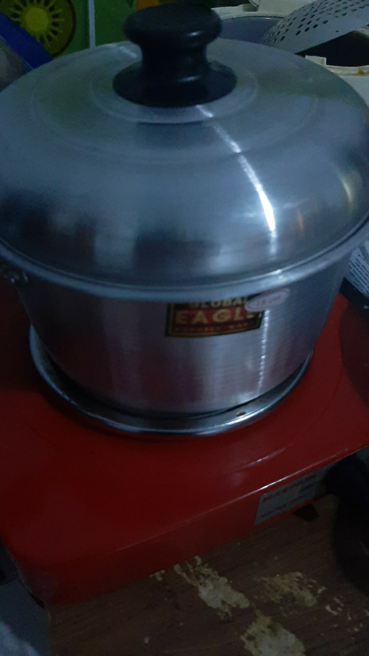 Panci Mie Air Rebus Alumunium / Panci Susu +tutup Global Eagle 18 Cm