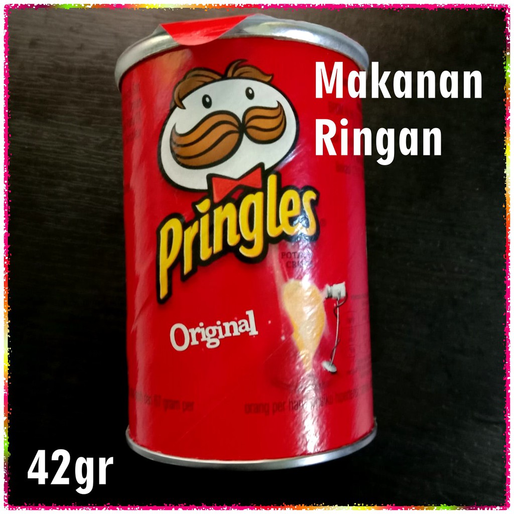 

Pringles Original 42gr Makanan Ringan Potato Snack Kentang Renyah