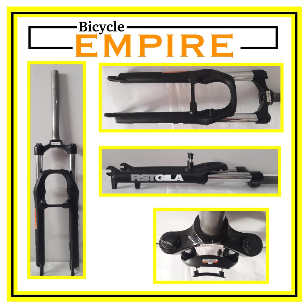 Fork RST GILA 26 Travel 100mm Black Bicycle Empire