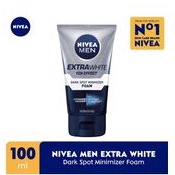 NIVEA MEN  Extra Whitening Dark Spot Minimizer Facial Foam 100ml
