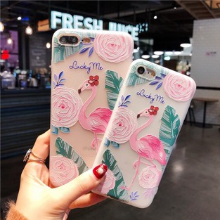 SOFTCASE FLOWER PASTEL FOR IPHONE OPPO