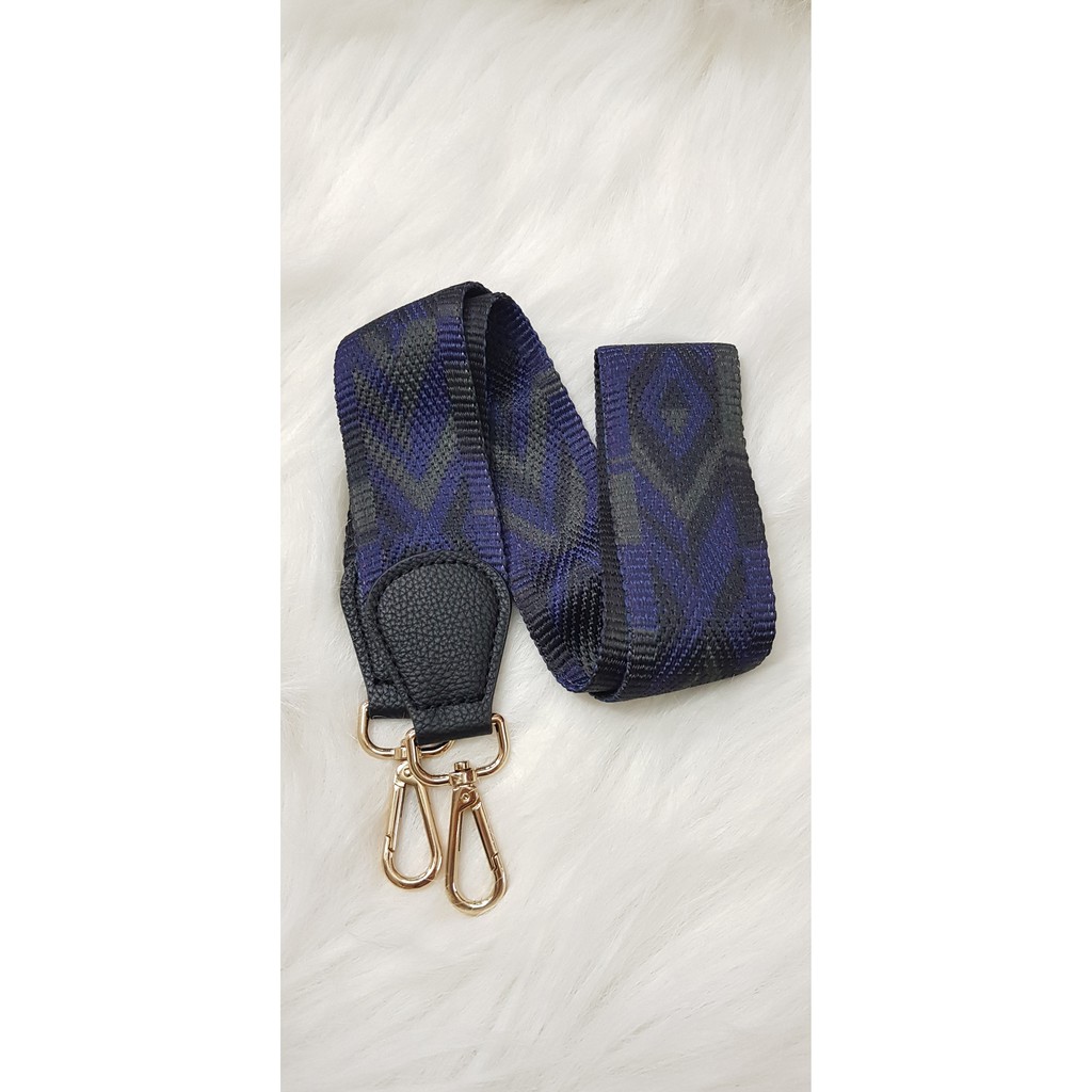 Bagstrap canvas Motif tali tas panjang selempang strap tas 105 cm