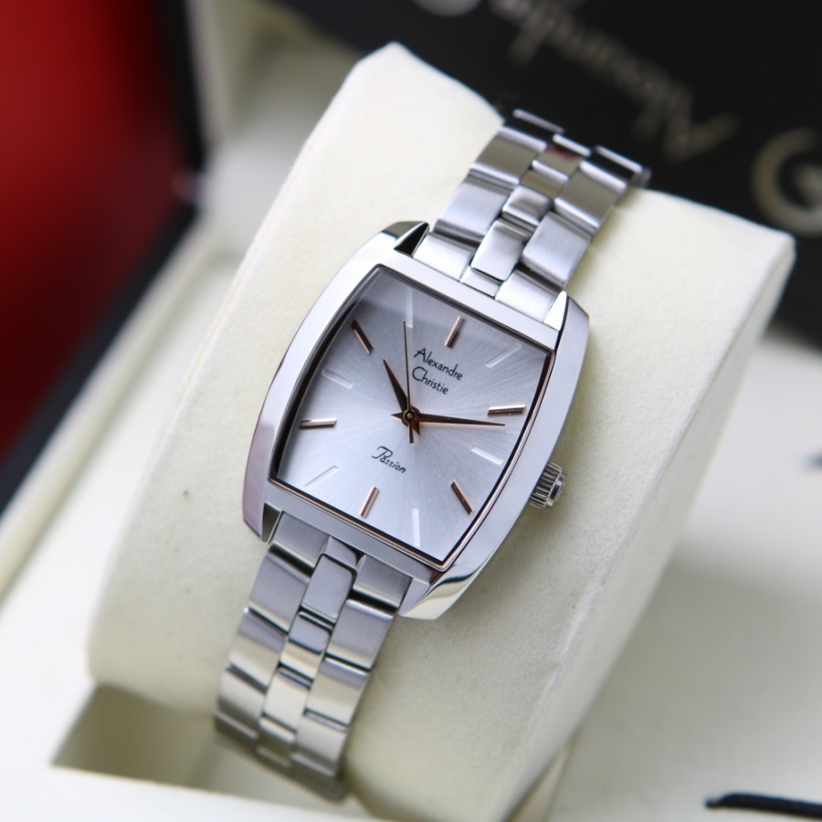 ORIGINAL Jam Tangan Wanita Alexandre Christie AC 2892 / AC2892 / 2892 Garansi 1 Tahun, Stainless