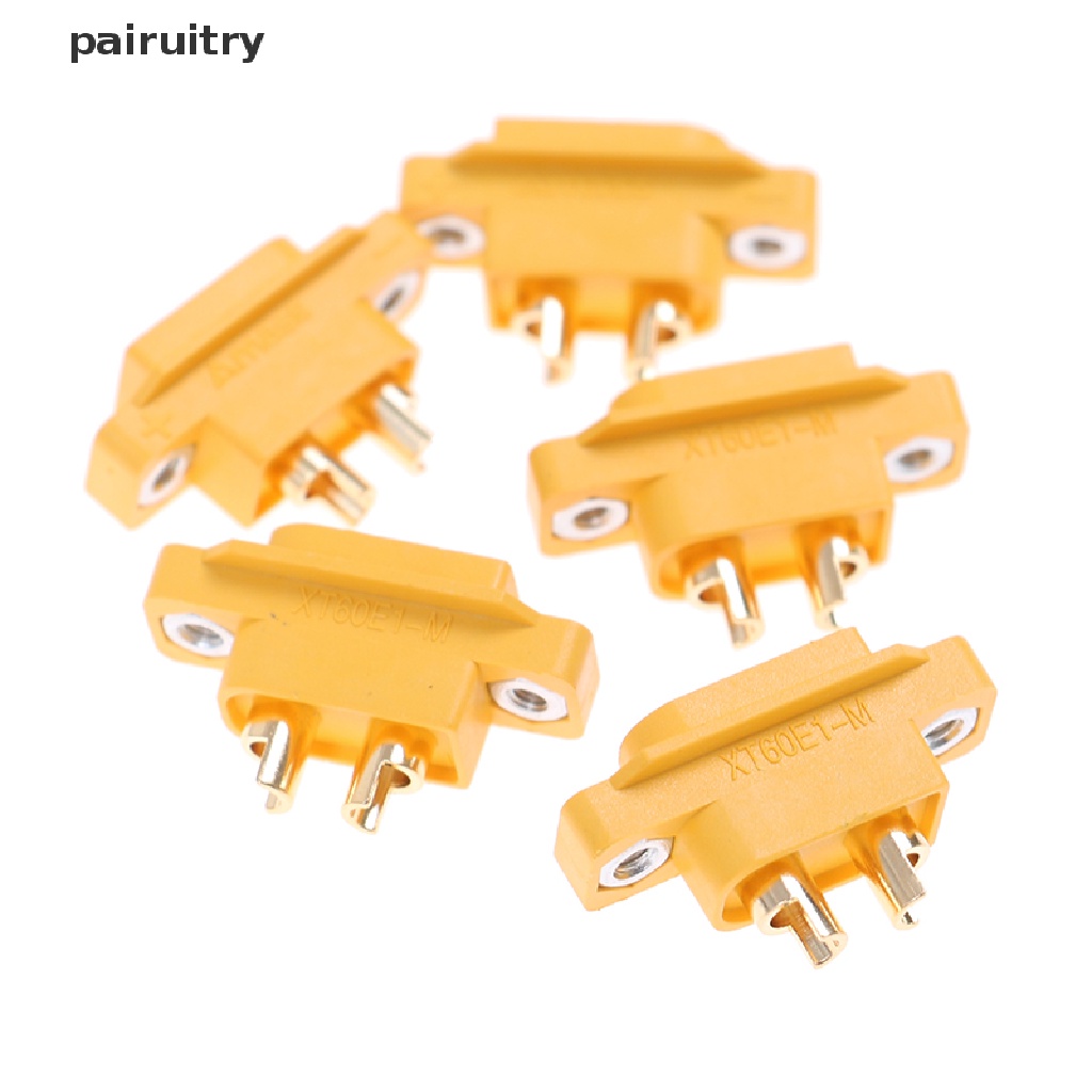 Prt 5pcs AMASS XT60E-M Plug Male XT60 Untuk RC Drone FPV Racing Fixed Board PRT