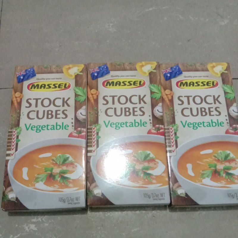 

Kaldu sayuran/Massel stock cube vegetable 105 gr