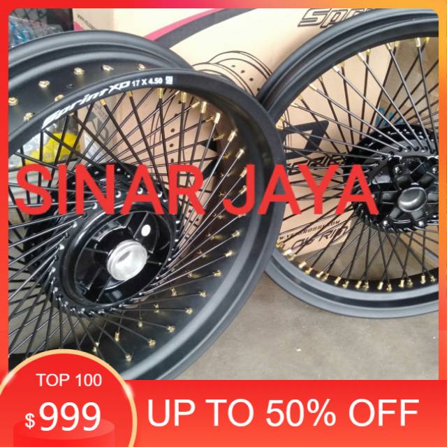 Velg jari 250 300 350 450 500 17 custom scorpio vixion tiger cb150r japstyle bobber chopper dll