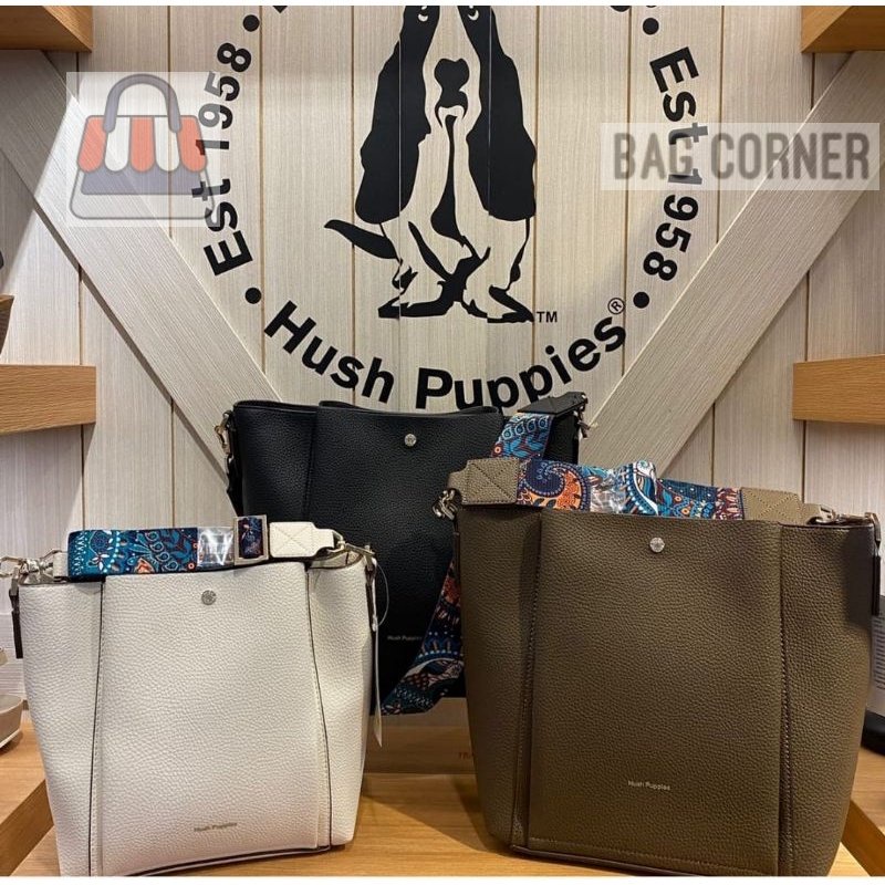 BagCorner - READY, TAS SLING BAG WANITA FRANCES ORI HUSH PUPPIES, SIZE BESAR YA KAK BUKAN SIZE KECIL