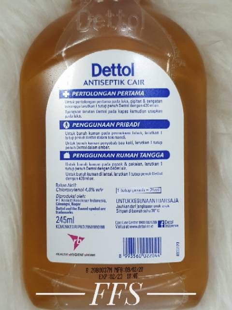 Dettol Antiseptik 245ml