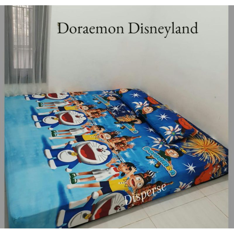 Sprei Homemade size 180 160 120 motif Doraemon Disneyland Ataya Grosir Sprei