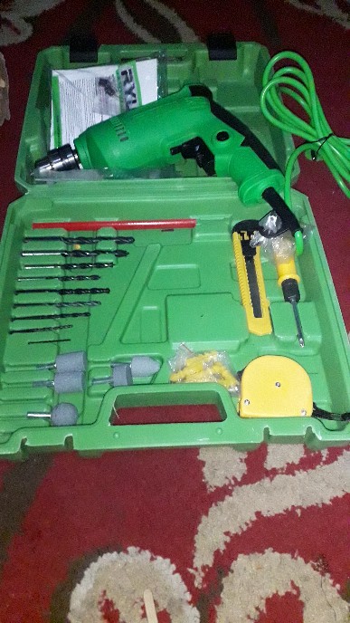 Promo... Paket Mesin Bor Ryu Rid 13-1 Reb Impact Drill Ryu Rid 13-1 Reb Set