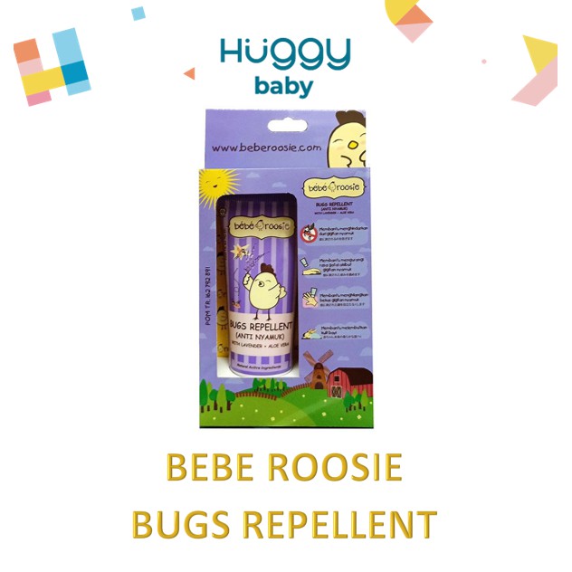 Bebe Roosie Telon Cream / Bugs Repellant (Anti Nyamuk) / Minyak Telon Lavender Krim Anak