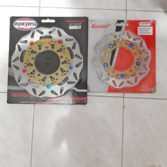 PIRINGAN CAKRAM VIXION VARIASI SET DEPAN BELAKANG UKURAN STANDAR