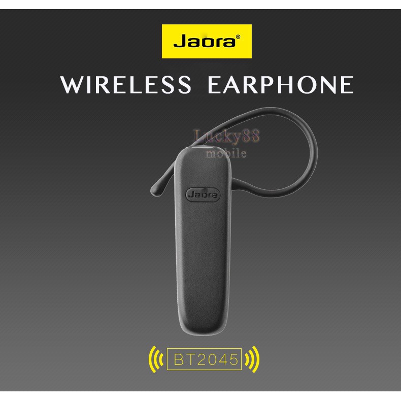 Bluetooth Headset BT2045 BT 2045 Mono Baterai Tahan Telpon Musik Bass Handsfree Earphone Not Jabra