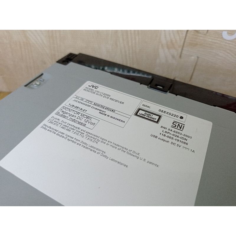 Headunit JVC KW 120MN