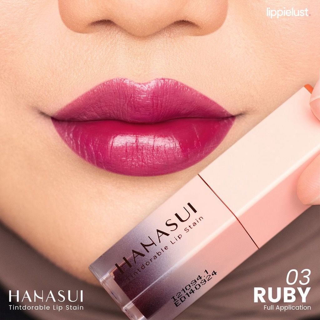 Hanasui Mattedorable Lip Cream | Matte Dorable LipCream Lipstick Cair Mate Hanasui | BOBA EDITION-03 Ruby