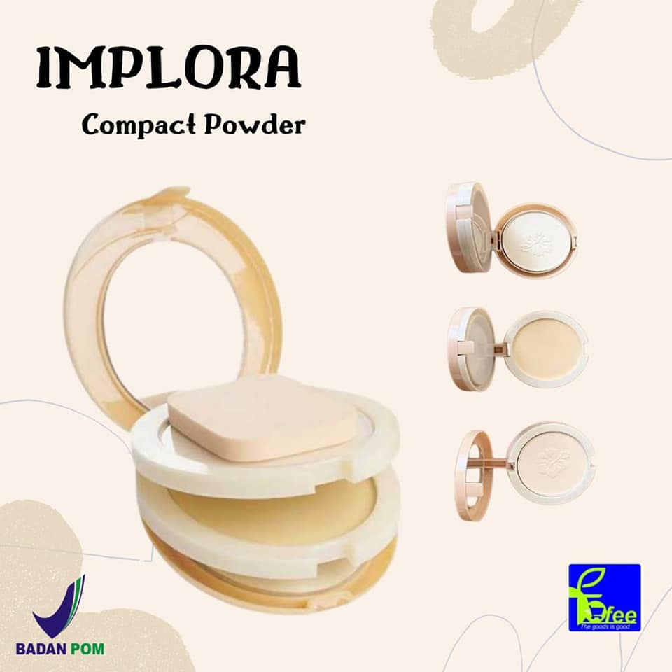 SKINCAREMOE | IMPLORA Bedak Sueluttu Powder Cake 3in1 320 | Two Color Two Way Cake One Foundation | Bedak Padat