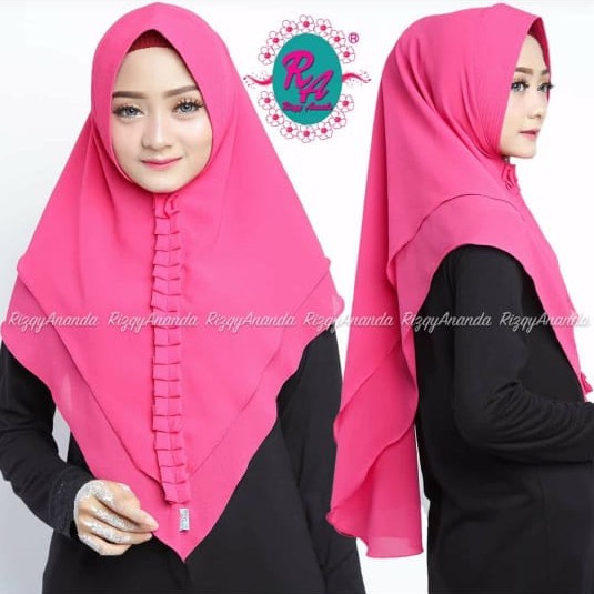 Syar'i Khimar Pakaian Wanita Muslim Cewe Kerudung Perempuan Jilbab Gamis Polos Baju Syari Panjang