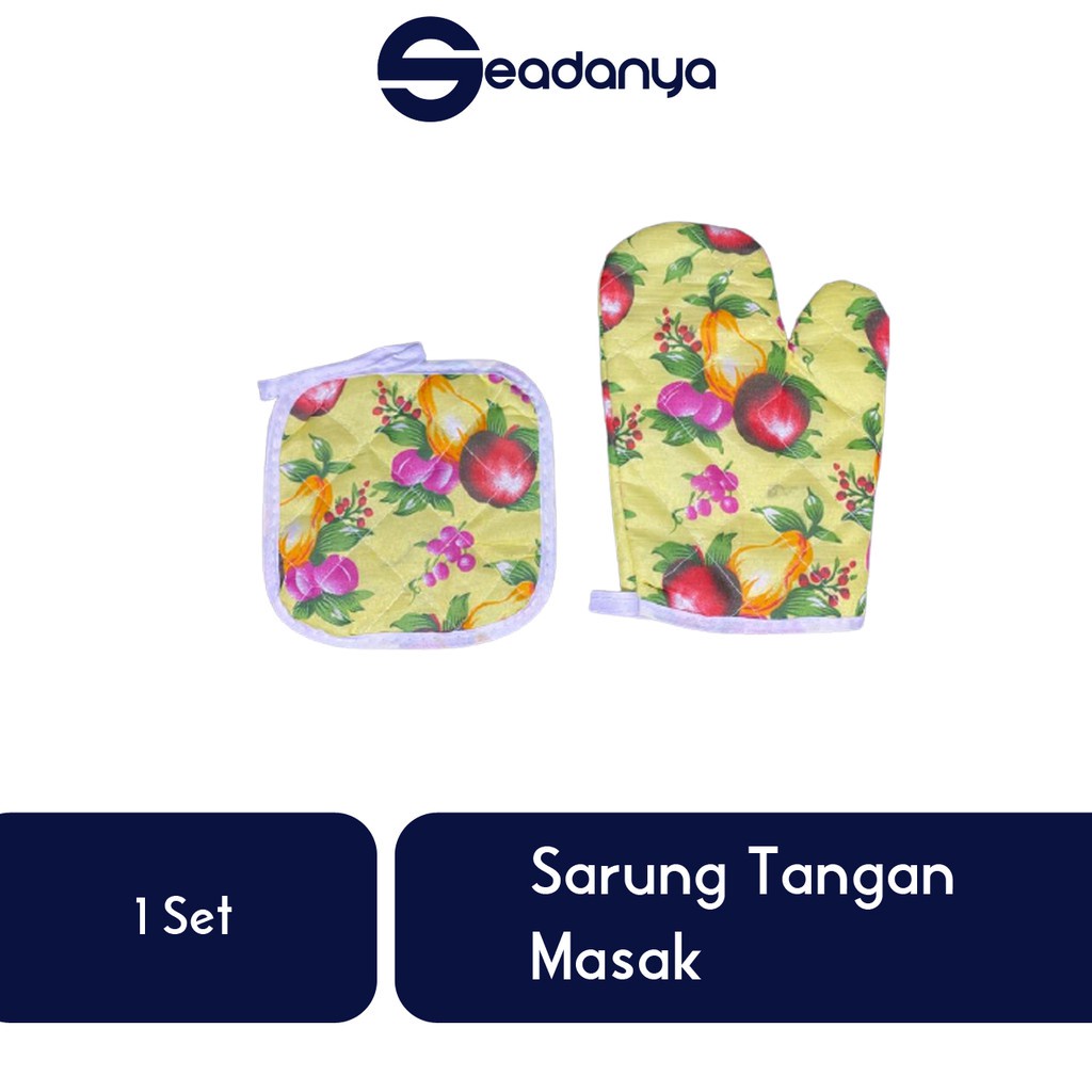 

Sarung Tangan Masak 1 Set -Sarung Tangan Terbaru/Sarung Tangan Masak Modern/Sarung Tangan Masak Anti Panas